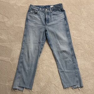 AG twisted Alexis high rise vintage for 100% Cotton. Classic Blue Denim Jeans